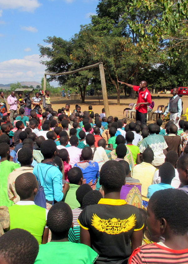 our global community staff delivery activities in botswana