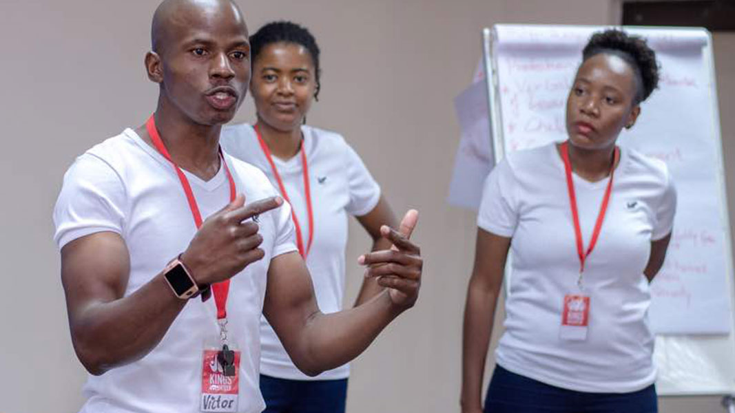 our global community staff delivery activities in botswana